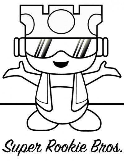 Super Rookie Bros Coloring Contest! Win A Free T-shirt!