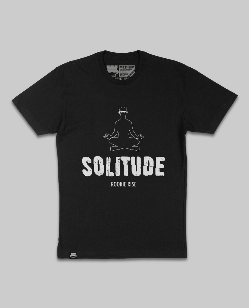 Solitude Is Power Tee - Black