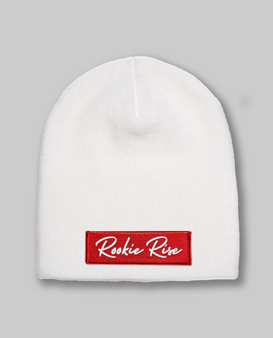 PRE-ORDER Beverly Beanie - White / Red